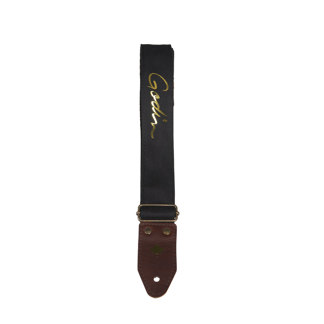Godin 049035 Denim BlackGold Guitar Strap JJ Music Sales