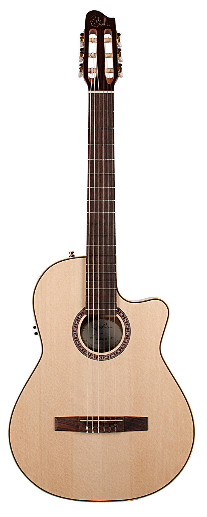 Godin 049608 / 051809 Arena Maho CW QIT Acoustic Electric Cutaway Classical Guitar MADE In CANADA