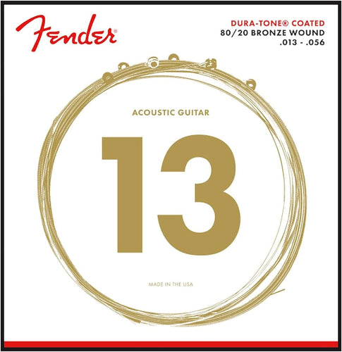 Fender 0730880008 880M 80/20 Coated Acoustic Guitar Strings - Ball End - 13-56-(7529127280895)