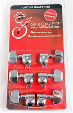 Load image into Gallery viewer, Grover 102C Original Rotomatics with Round Button - Guitar Machine Heads, 3 + 3 - Chrome
