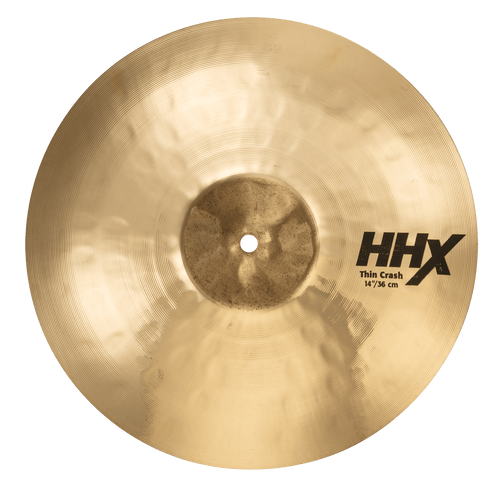 SABIAN 11406XTB 14-inch HHX Thin Crash Cymbal with brilliant finish and small bell for faster attack made in Canada