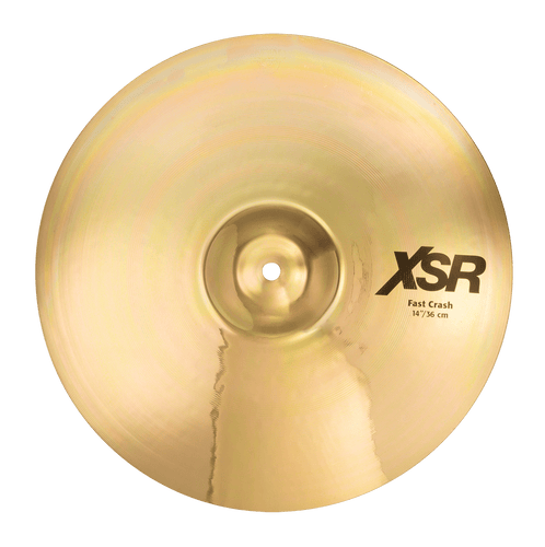 SABIAN XSR1407B 14 inch fast crash cymbal made from B20 bronze with versatile sound and medium weight design