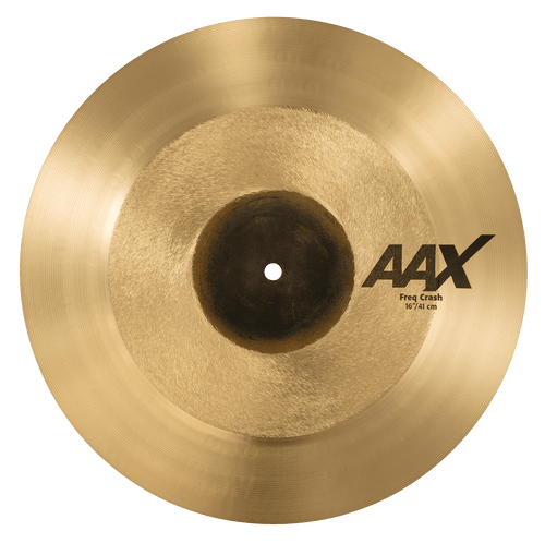 SABIAN 216XFC AAX 16-inch Freq Crash cymbal with dual-lathing design, made in Canada