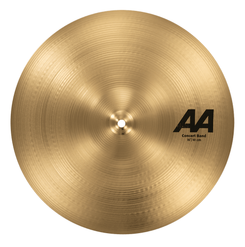 SABIAN 16 inch AA Concert Band cymbal with bright, crisp sound for marching and soft playing