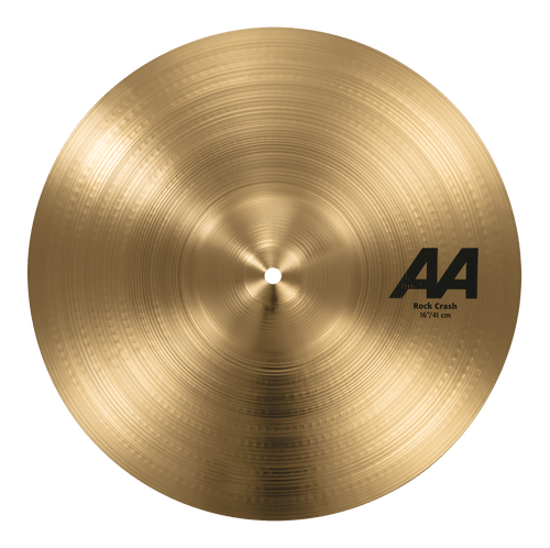 SABIAN 21609 6 inch AA Rock Crash Cymbal with natural finish and bright, explosive sound