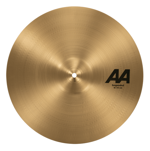SABIAN 16 inch AA Suspended Cymbal made of B20 bronze for bright orchestral sound