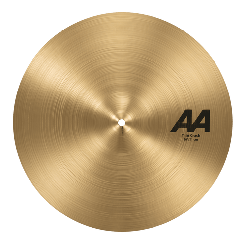 SABIAN 21606 16 inch AA Thin Crash Cymbal natural finish bright classic tone