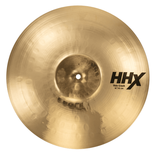 SABIAN 11606XTB 16-inch HHX Thin Crash Cymbal with brilliant finish made in Canada