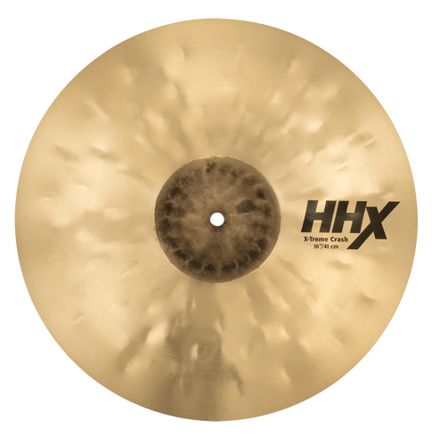 SABIAN 11692XN 16 inch HHX X-Treme Crash cymbal with deep, dark tone and rapid decay made in Canada