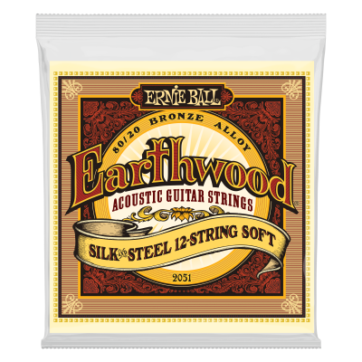 Earthwood 2051 Silk & Steel Soft 12- String 80/20 Bronze Acoustic Strings 9-46-(7639046947071)