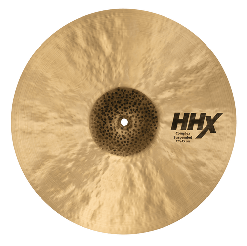 SABIAN 11723XCN 17 inch HHX Complex Suspended cymbal with raw hammered bell and dark, rich tone made in Canada