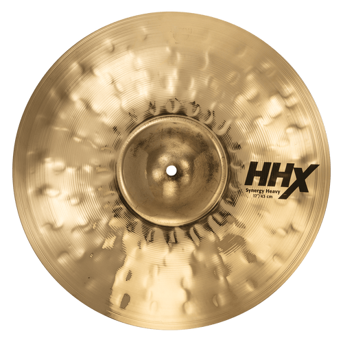 SABIAN 17” HHX Synergy Heavy 17-inch cymbal with hammered texture for rich projection and crisp sound