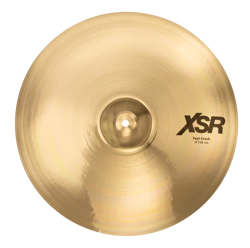 SABIAN XSR1707B 17-inch brass XSR Fast Crash cymbal made in Canada