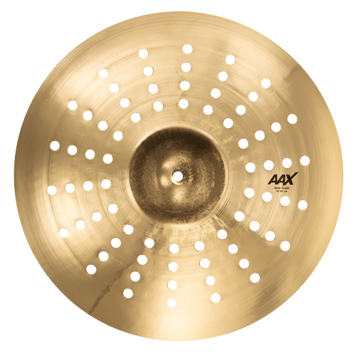 SABIAN 218XACB 18 inch AAX Aero Crash cymbal with innovative hole pattern and brilliant finish