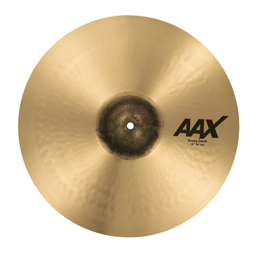 SABIAN 21809XC 18-inch AAX heavy crash cymbal with raw bell and complex hammering for bright, complex sound