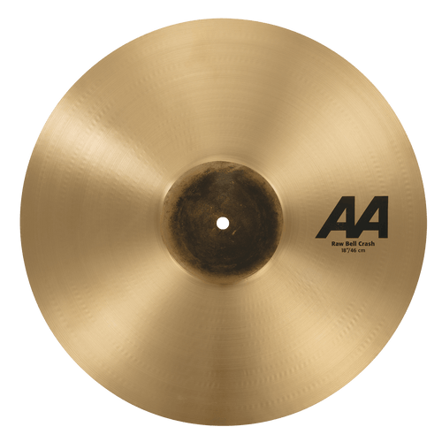 SABIAN 2180772 18-inch AA Raw Bell Crash Cymbal, strong and musical, made in Canada