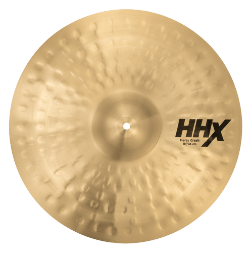 SABIAN 11890XNJM 18 inch HHX Fierce Crash Cymbal with raw aggressive tone and dark simmering sound