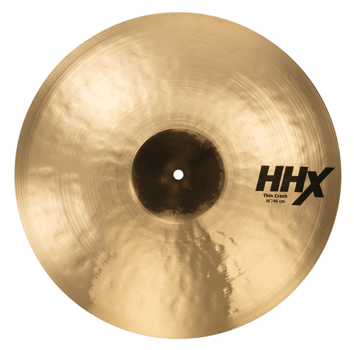 SABIAN 11806XTB 18-inch HHX Thin Crash cymbal with brilliant finish and dark, fast attack tone