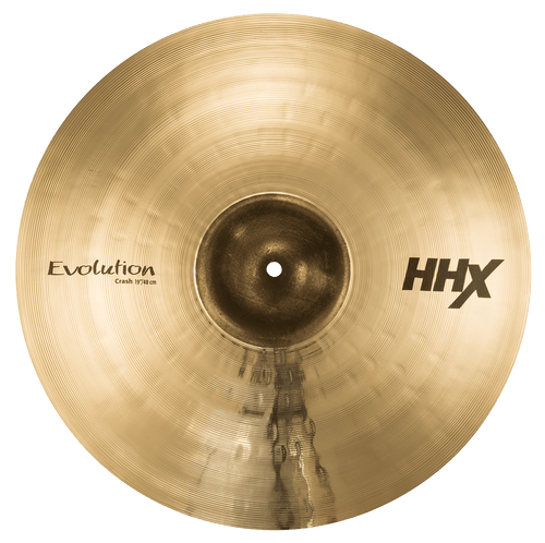 SABIAN 11906XEB 19-inch HHX Evolution Crash Cymbal with brilliant finish, warm and bright sound, made in Canada