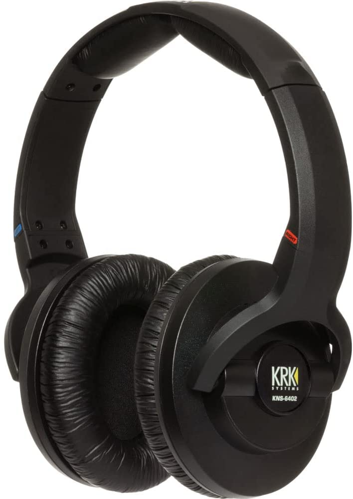 KRK KNS 6402 Studio Mixing/Mastering Headphones, Black