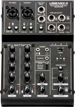 Load image into Gallery viewer, ART Pro Audio USBMIX4 4 Channel USB Recording Mixer Audio Interface-(7520892813567)

