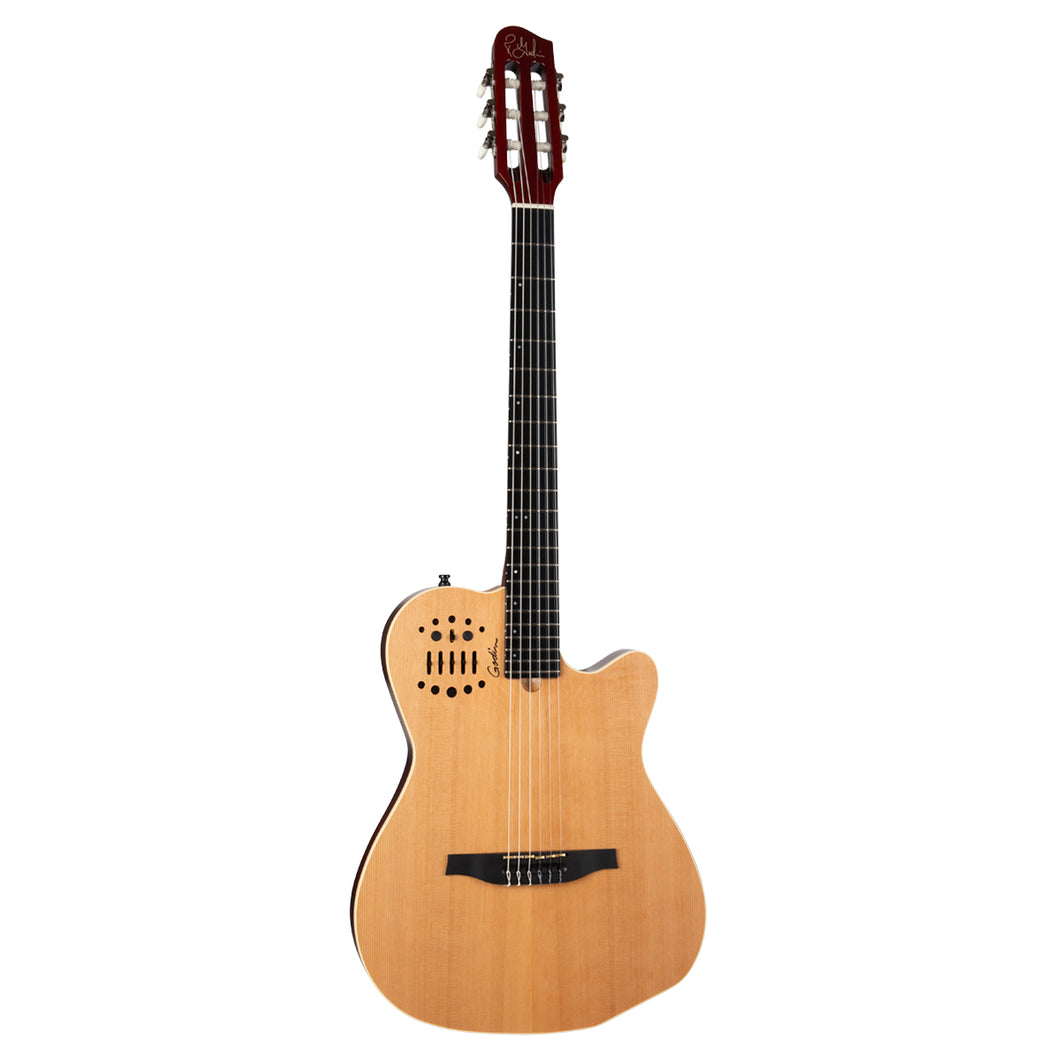Godin 032167 ACS Slim Nylon   Synth Access - 2-Voice Natural SG Classical Guitar MADE In CANADA