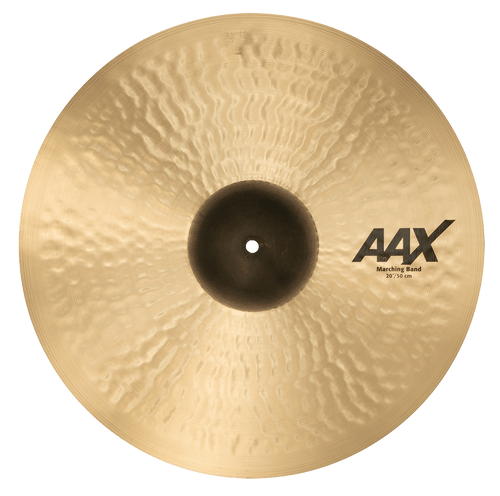 SABIAN 22022XC 20 inch AAX Marching Band cymbal with hammered finish and dark to bright tone range