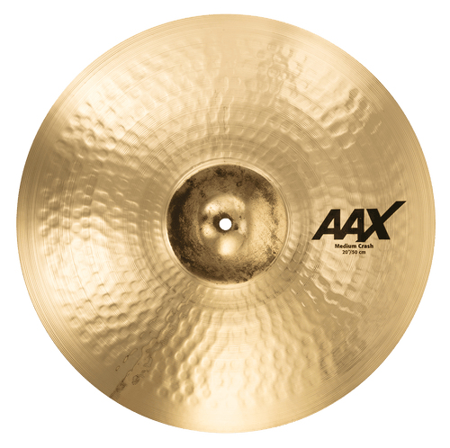SABIAN 22008XCB 20-inch AAX Medium Crash Cymbal with Brilliant Finish and Complex Sound