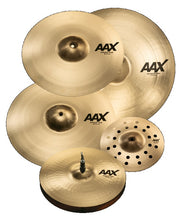 Load image into Gallery viewer, SABIAN 25005XC-PWB AAX Praise and Worship Set 5-Pack Cymbal Package Brilliant Finish Made In Canada
