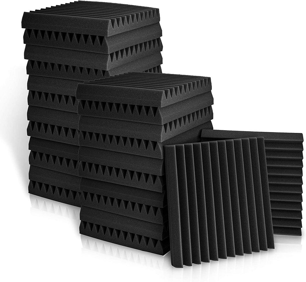 6 Pack of Acoustic Studio Panel Foam with More Wedges 2