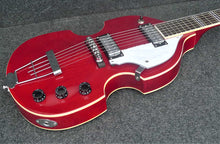 Charger l&#39;image dans la galerie, Hofner HI-459-PE-RD Ignition Pro Guitare électrique style violon - Rouge 
