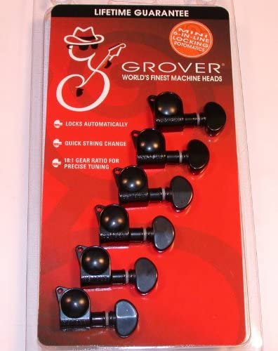 Grover 406BCL6 Mini-Locking Rotomatic Left Machine Heads