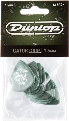 Dunlop 417P1.5 Gator Grip Standard 1.5mm Green Guitar Picks-(6921210888386)