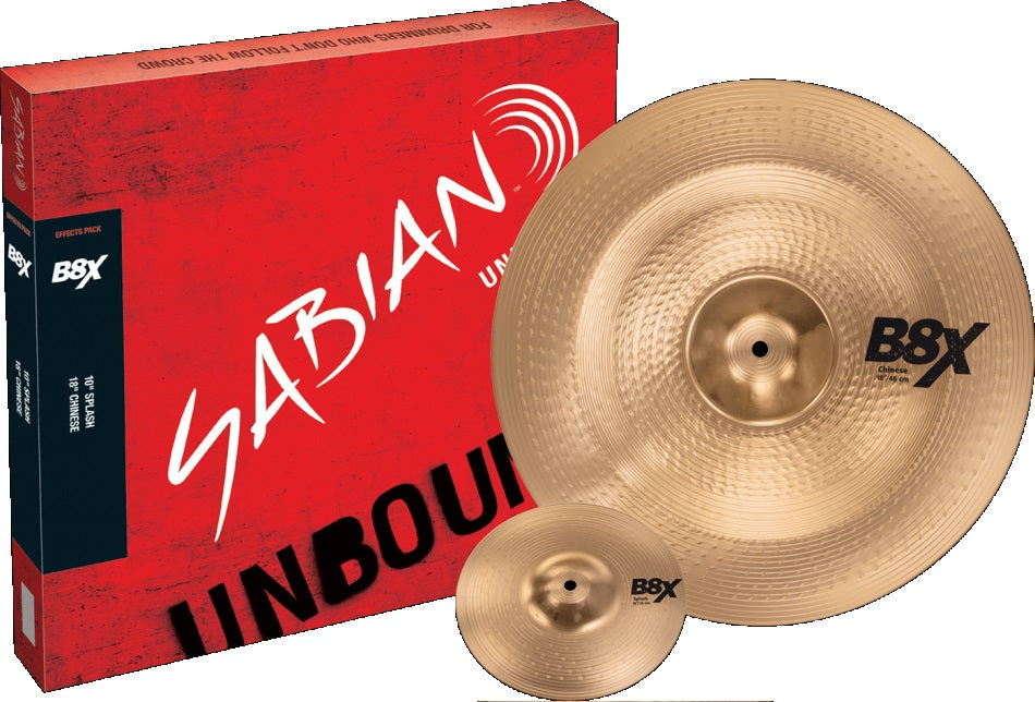 SABIAN 45005X B8X Ensemble d'effets Ensemble de 2 cymbales Fabriqué au Canada