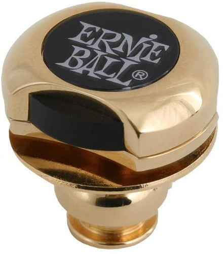 Ernie Ball 4602 Super Strap Locks, Pair - Gold-(6926429585602)