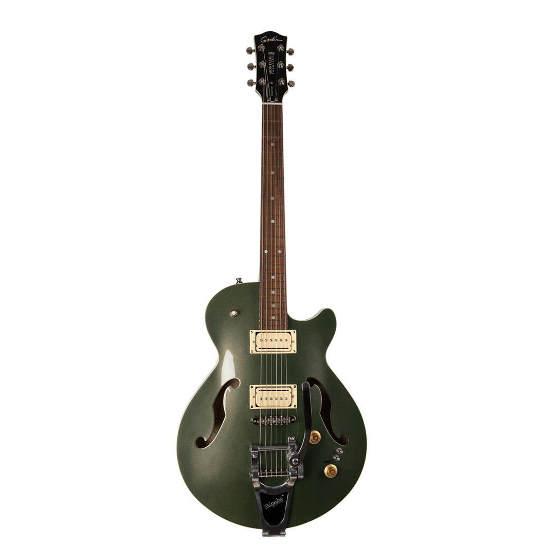 Godin 046881 / 051588 Montreal Premiere LTD Desert Green w/P-Rails & Bigsby® MADE In CANADA