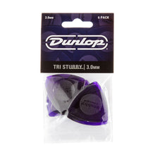 Load image into Gallery viewer, DUNLOP 473P300 TRI STUBBY PICK 3.0MM - 6 PACK-(6928634151106)

