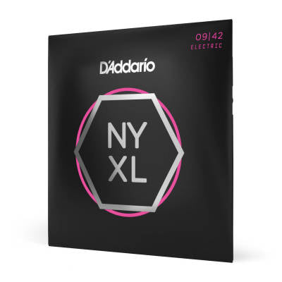 D'Addario NYXL0942 Nickel Wound Electric Guitar Strings Super Light 9-42-(7902943478015)