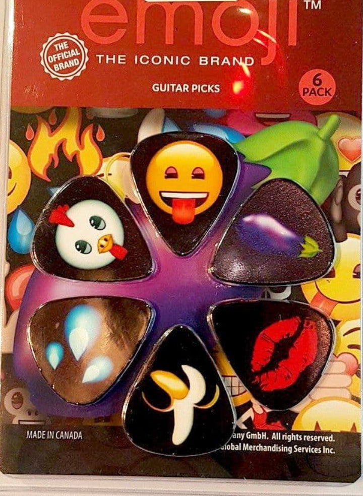 Perris Leathers LP-EMO8 The Official Brand Emoji Guitar Picks, Cats