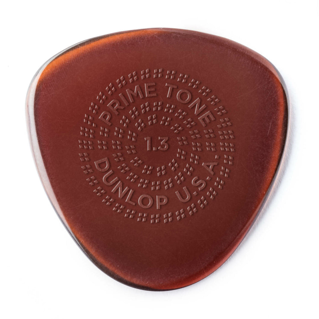 Dunlop 514P1.3 Primetone Semi Round Grip Picks - 3 Pack - 1.3mm-(6922618437826)