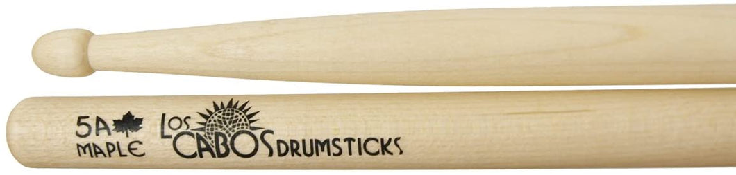 LOS CABOS LCD5AM 5A DRUM STICKS-MAPLE WOOD TIP MADE In CANADA