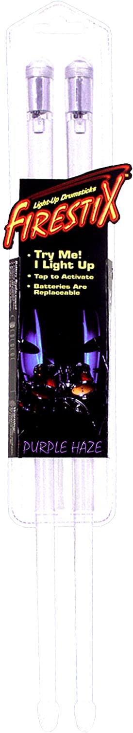 Firestix FX12PR Light Up Drum Sticks 5B Purple Haze