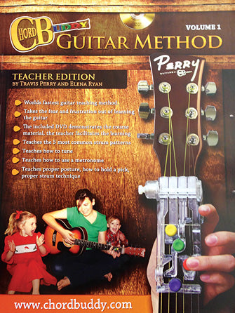 CHORDBUDDY GUITAR METHOD – VOLUME 1 Teacher Book with DVD-(7634528829695)