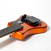 Charger l&#39;image dans la galerie, Hofner HOF-HCT-SH-MO-O Shorty Guitare électrique de voyage - Orange métallique - avec housse 
