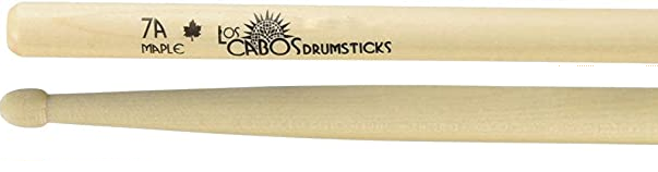 LOS CABOS LCD7AM 7A DRUM STICKS-MAPLE WOOD TIP MADE In CANADA