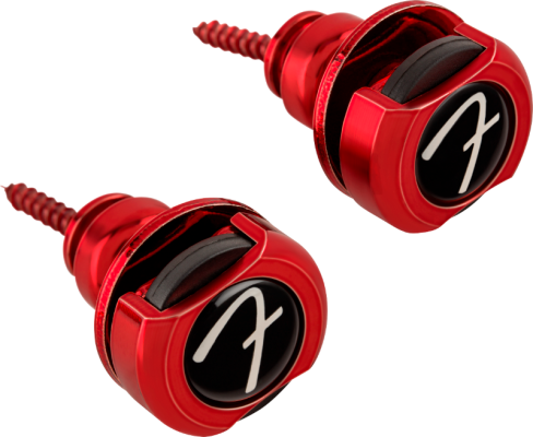 Fender Infinity Strap Locks - Red-(7934922522879)