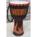 Load image into Gallery viewer, 60CM CARVED DJEMBE - FLAME
