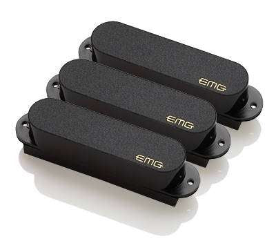 EMG SA SET Strat Replacement System Set Black-(7686145409279)