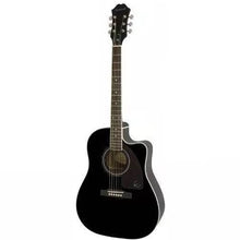 Charger l&#39;image dans la galerie, Epiphone AJ-220SCE Solid Spruce Top Acoustic Electric Guitar w/Cutaway - Ebony-(7757795950847)
