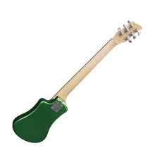 Load image into Gallery viewer, Hofner HCT-SH-CG-O Shorty Electric Travel Guitar, Cadillac Green w/Gig Bag
